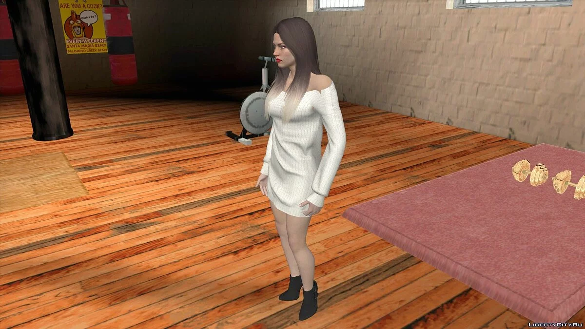 Гиселль Миллер в повседневной одежде v2 / GTA San Andreas (iOS, Android)