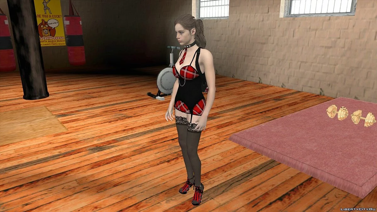 Горячая Клэр Рэдфилд Студентка колледжа / GTA San Andreas (iOS, Android)