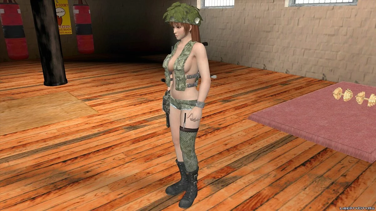 Касуми в камуфляжной одежде / GTA San Andreas (iOS, Android)