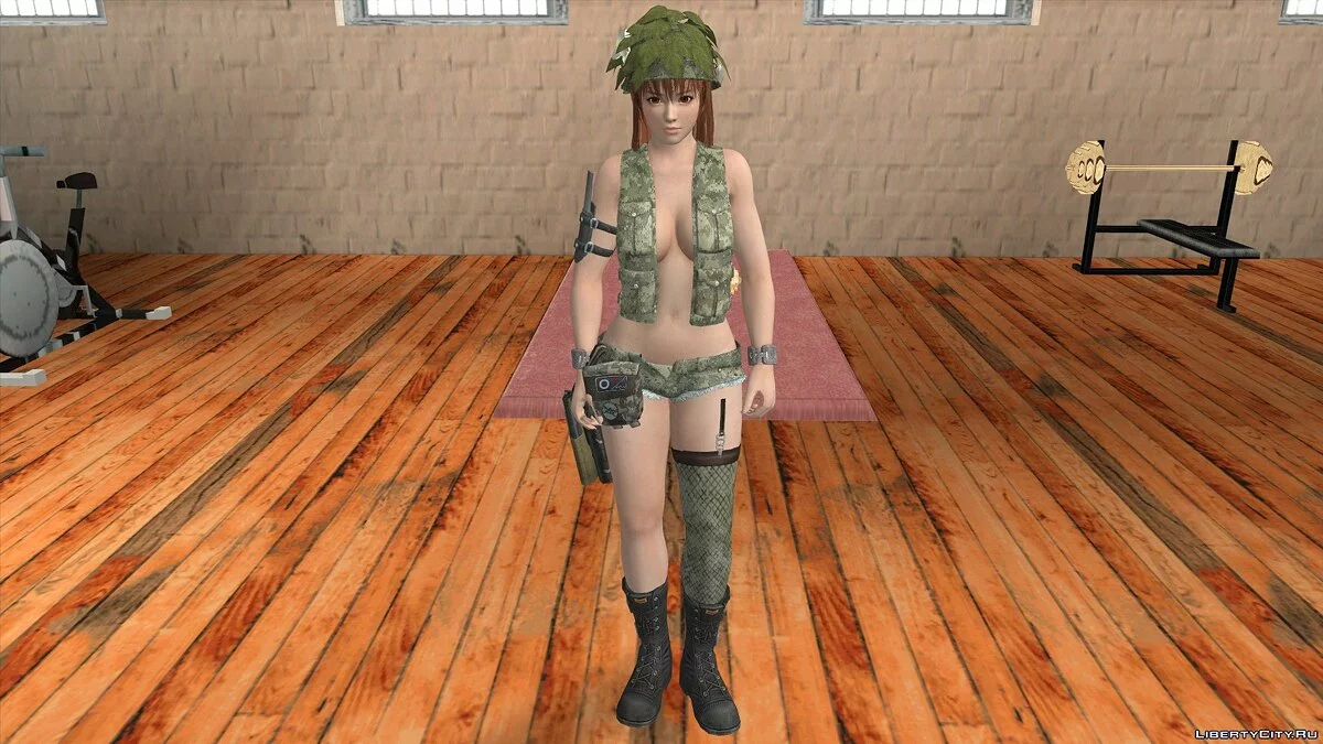 Касуми в камуфляжной одежде / GTA San Andreas (iOS, Android)