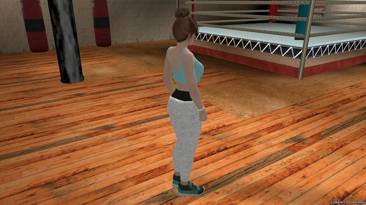 Касуми в повседневной одежде v10 / GTA San Andreas (iOS, Android)