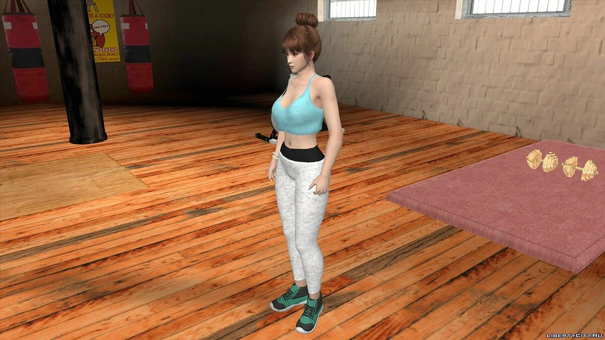 Касуми в повседневной одежде v10 / GTA San Andreas (iOS, Android)