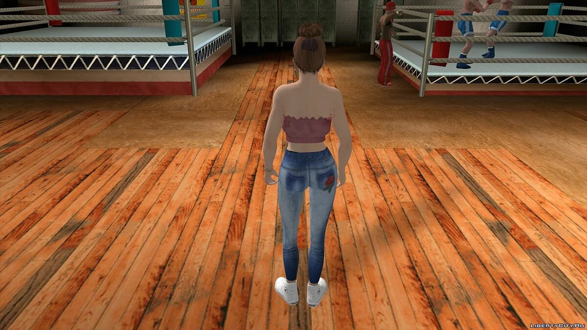 Касуми в повседневной одежде v11 / GTA San Andreas (iOS, Android)