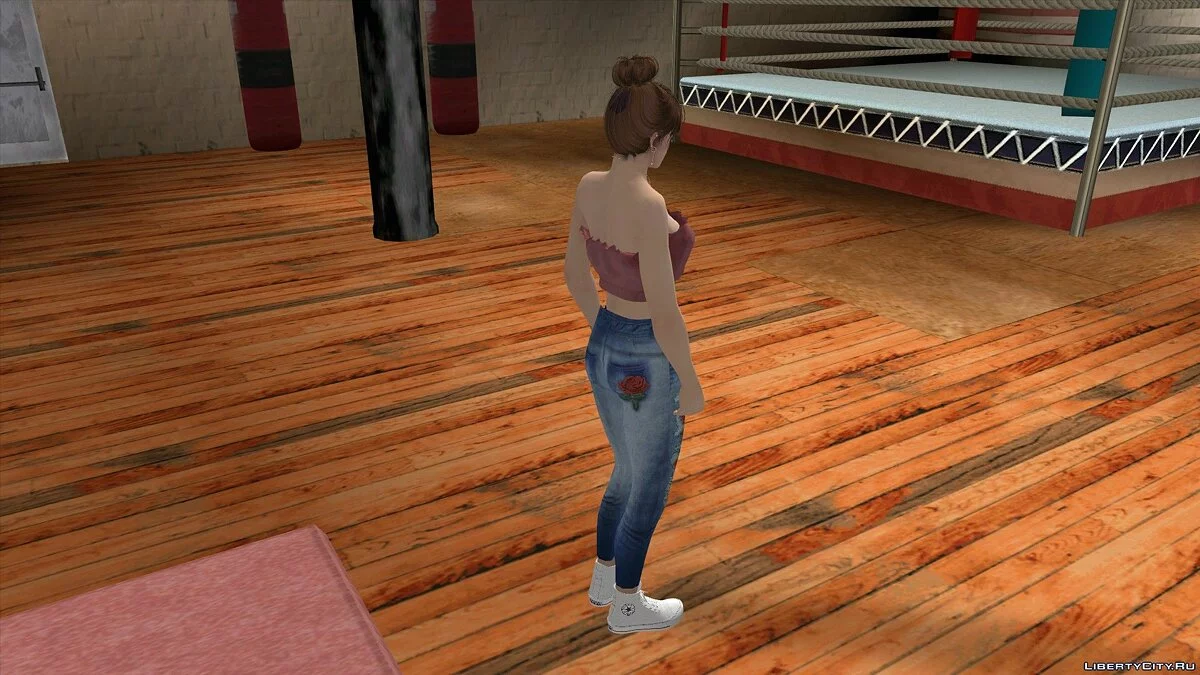 Касуми в повседневной одежде v11 / GTA San Andreas (iOS, Android)