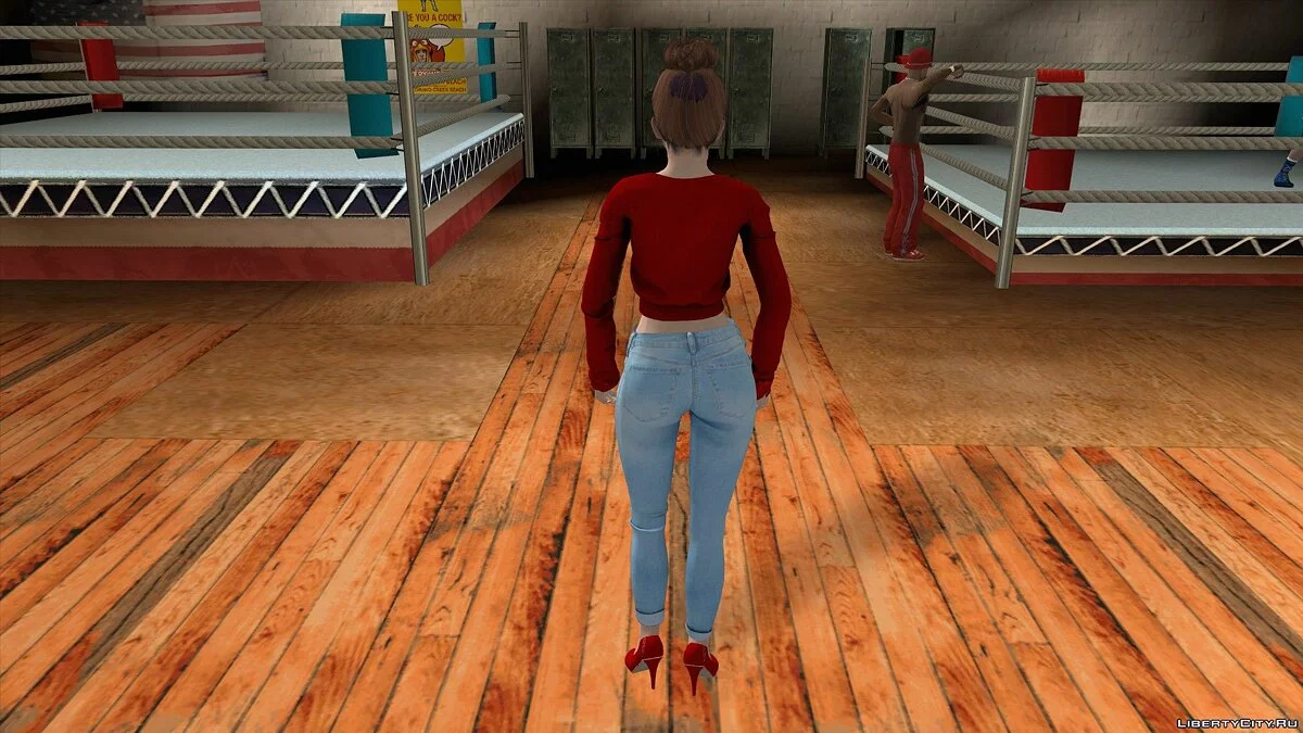 Касуми в повседневной одежде v14 / GTA San Andreas (iOS, Android)