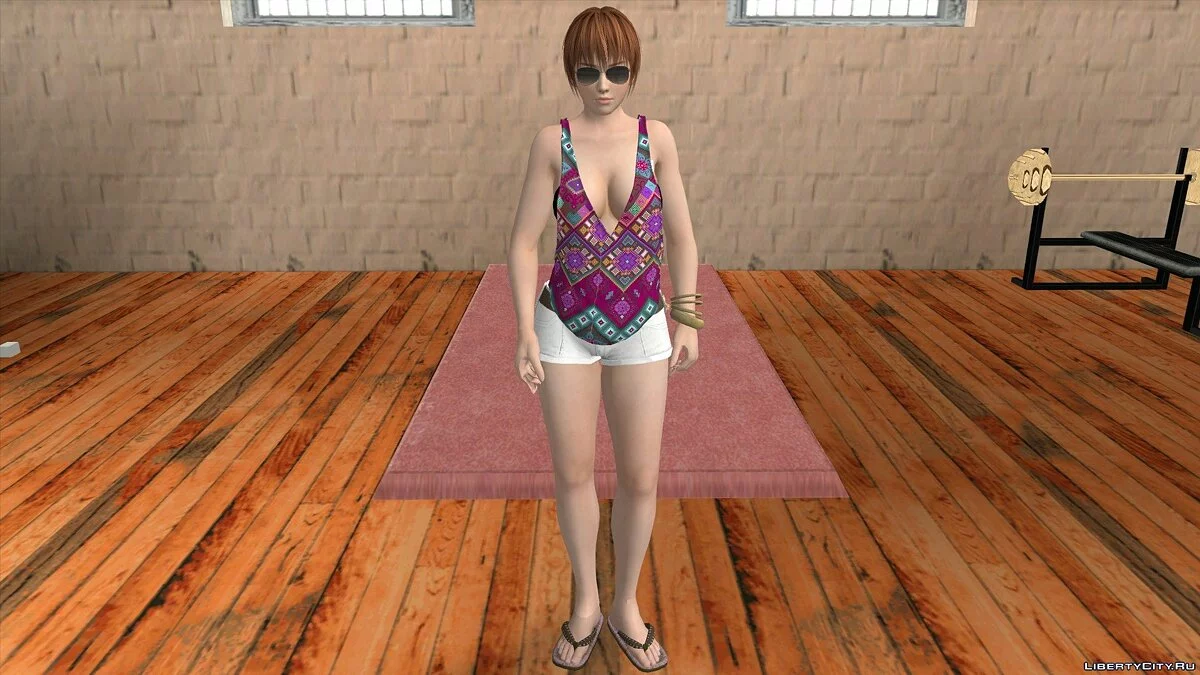 Касуми в повседневной одежде v3 / GTA San Andreas (iOS, Android)