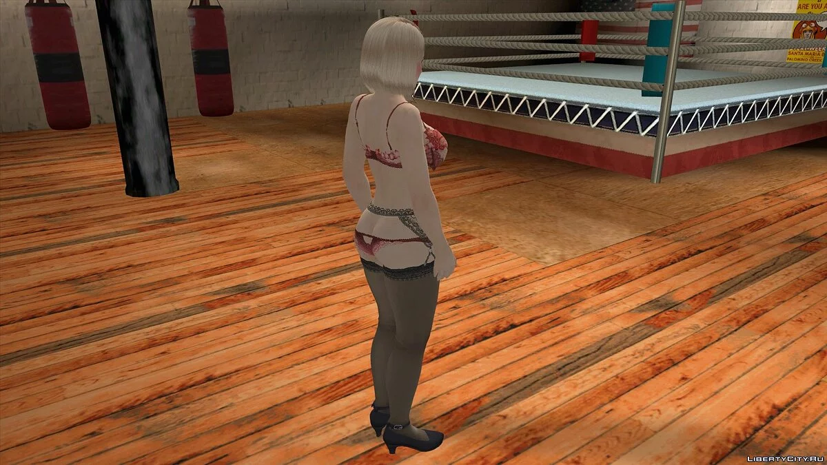 Хелена Дуглас в красивом нижнем белье / GTA San Andreas (iOS, Android)