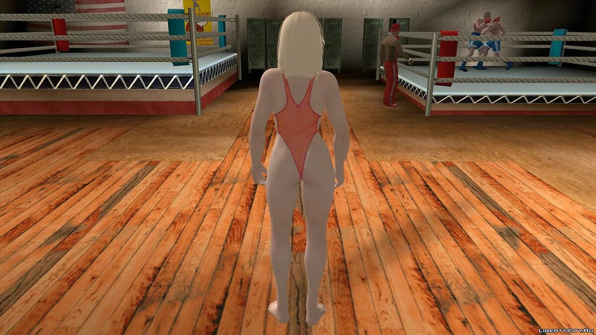 Хелена Дуглас в купальнике спасателя / GTA San Andreas (iOS, Android)