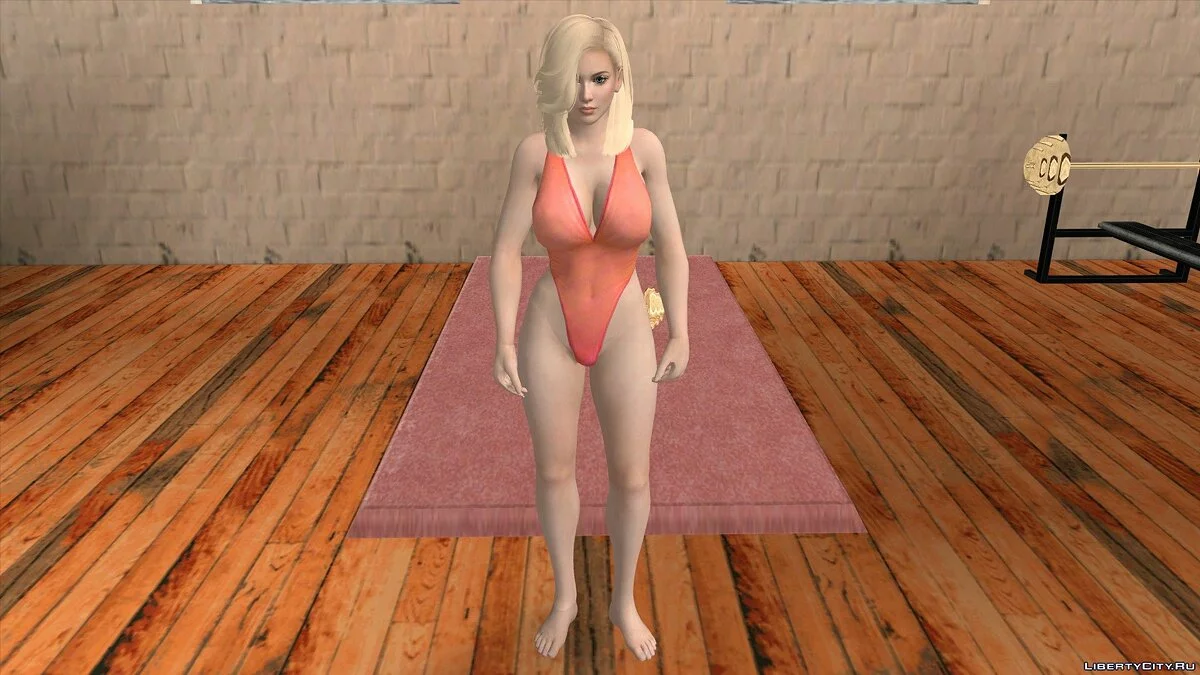 Хелена Дуглас в купальнике спасателя / GTA San Andreas (iOS, Android)