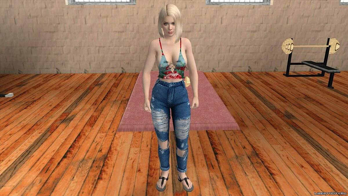 Хелена Дуглас в повседневной одежде v20 / GTA San Andreas (iOS, Android)