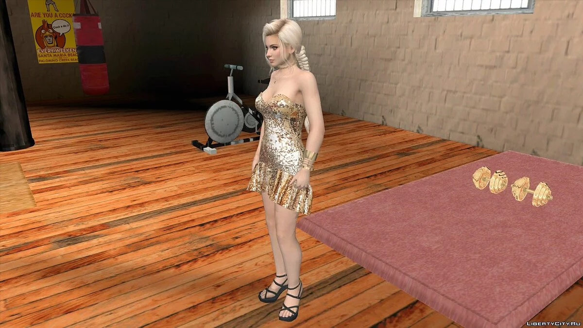 Хелена Дуглас в повседневной одежде v19 / GTA San Andreas (iOS, Android)