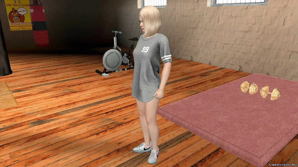 Хелена Дуглас в повседневной одежде v27 / GTA San Andreas (iOS, Android)