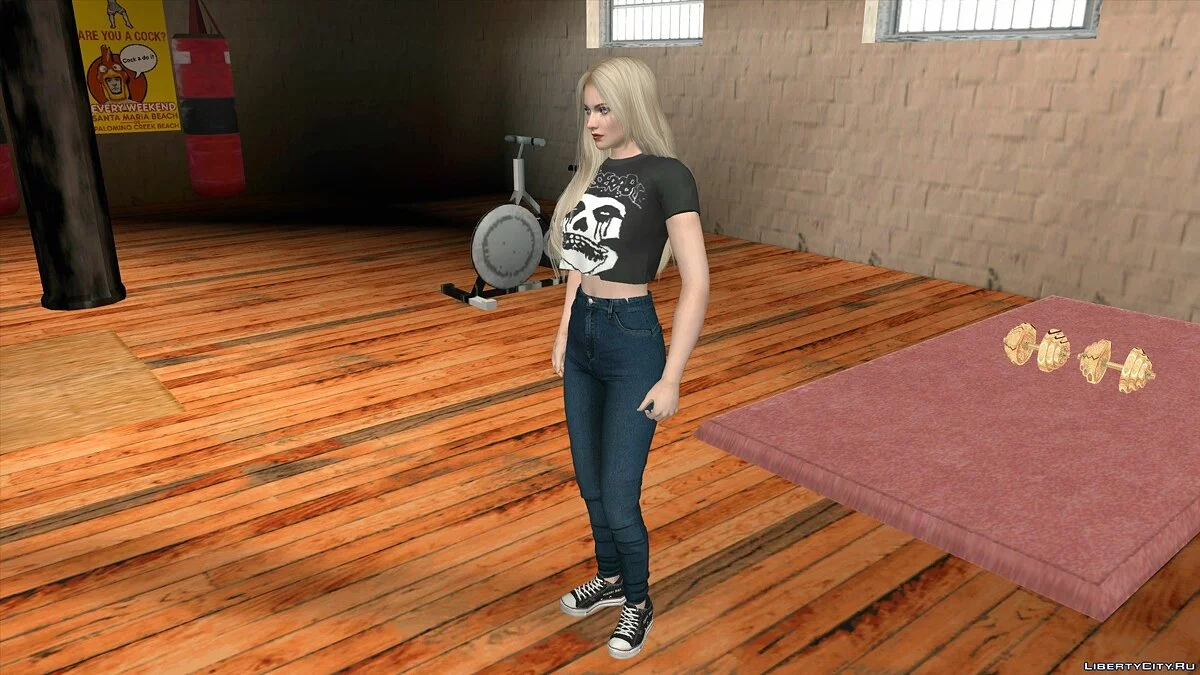 Хелена Дуглас в повседневной одежде v30 / GTA San Andreas (iOS, Android)