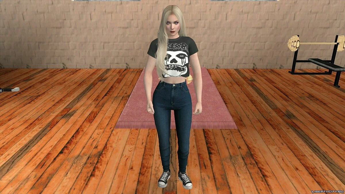 Хелена Дуглас в повседневной одежде v30 / GTA San Andreas (iOS, Android)