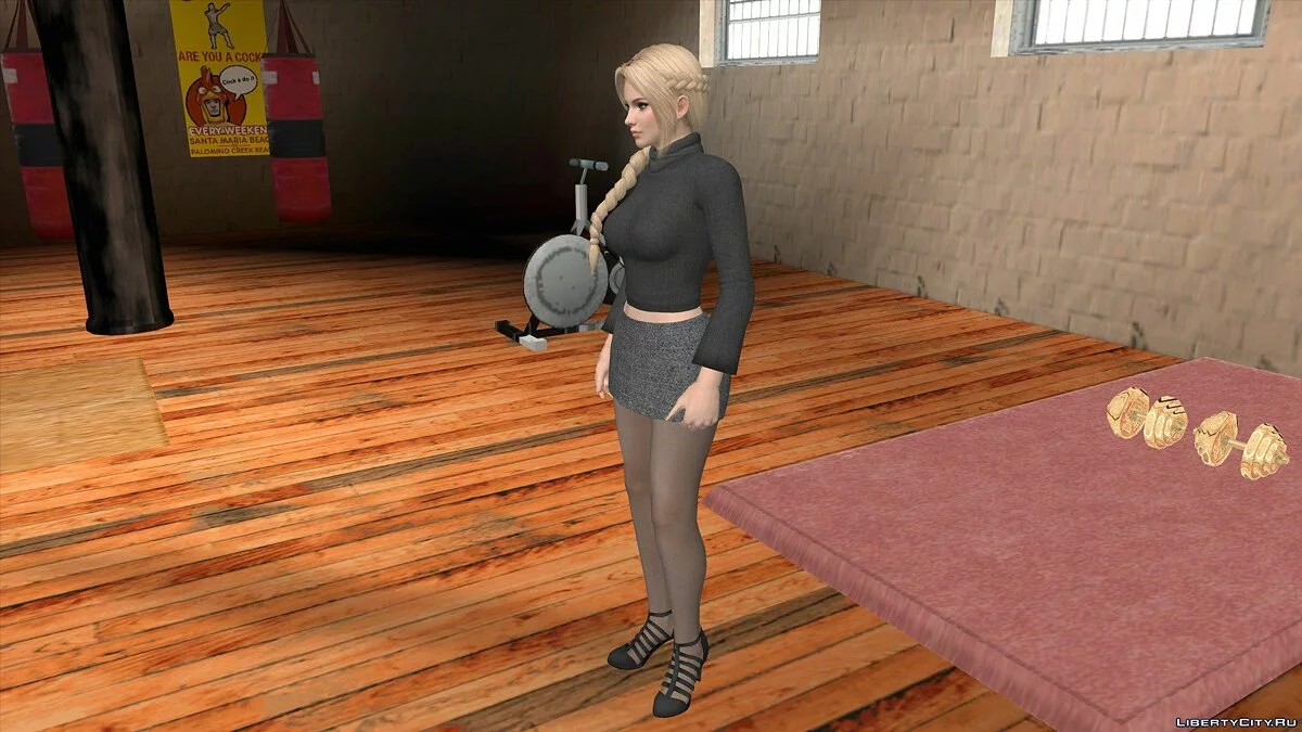 Хелена Дуглас в повседневной одежде v6 / GTA San Andreas (iOS, Android)