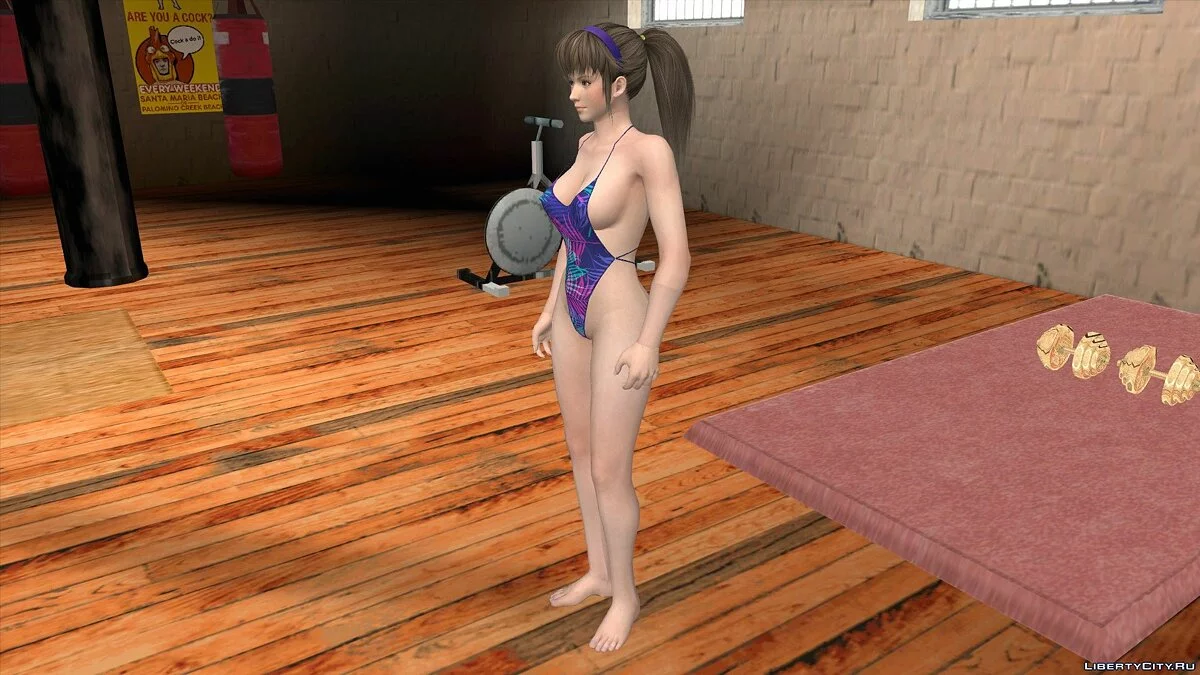 Хитоми в купальнике v2 / GTA San Andreas (iOS, Android)