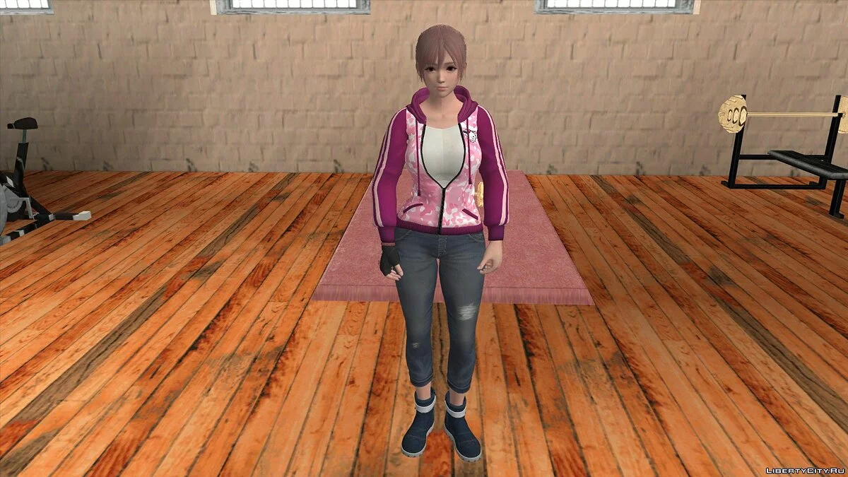 Хонока в повседневной одежде v8 / GTA San Andreas (iOS, Android)