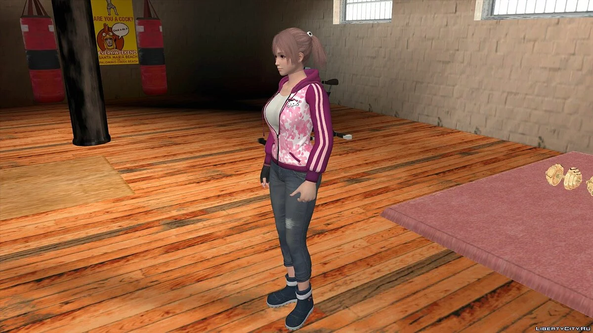Хонока в повседневной одежде v8 / GTA San Andreas (iOS, Android)