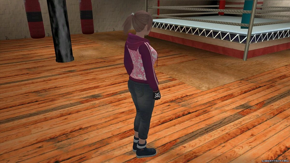 Хонока в повседневной одежде v8 / GTA San Andreas (iOS, Android)