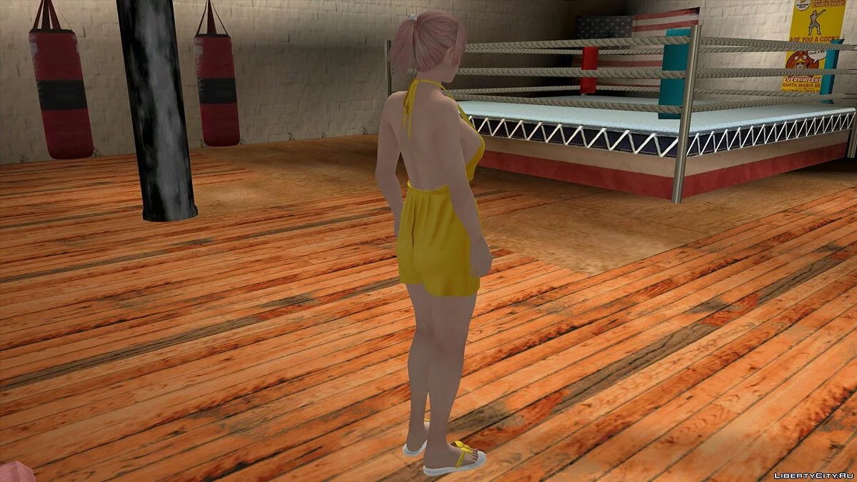 Хонока в повседневном комбинезоне / GTA San Andreas (iOS, Android)