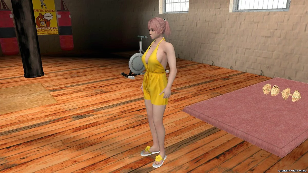 Хонока в повседневном комбинезоне / GTA San Andreas (iOS, Android)