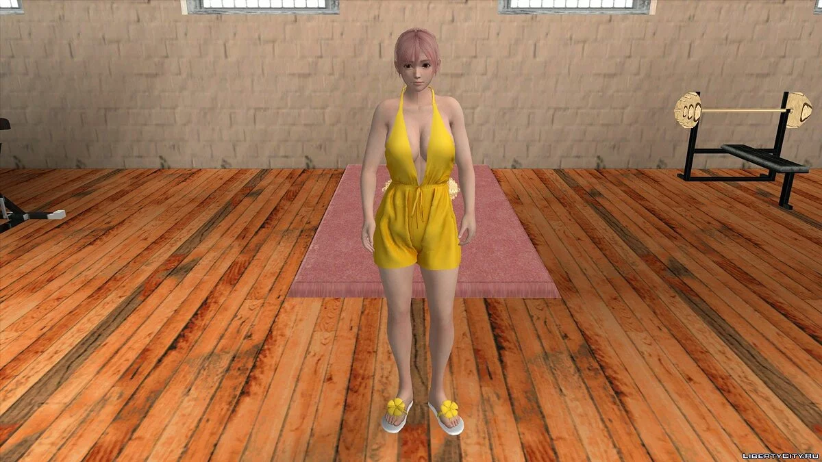 Хонока в повседневном комбинезоне / GTA San Andreas (iOS, Android)