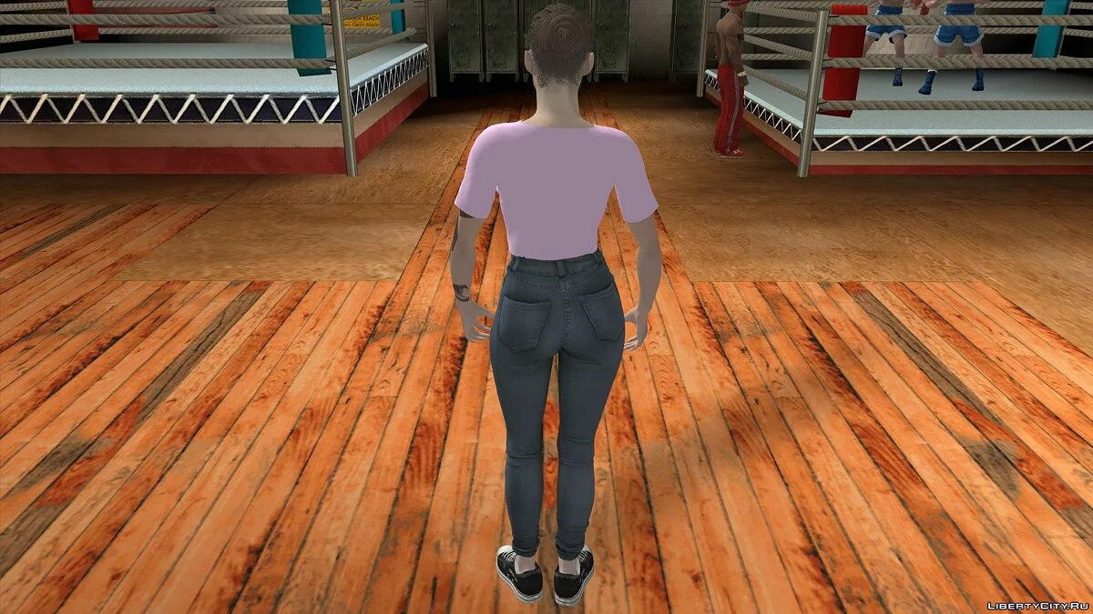 Клэр Редфилд в повседневной одежде / GTA San Andreas (iOS, Android)