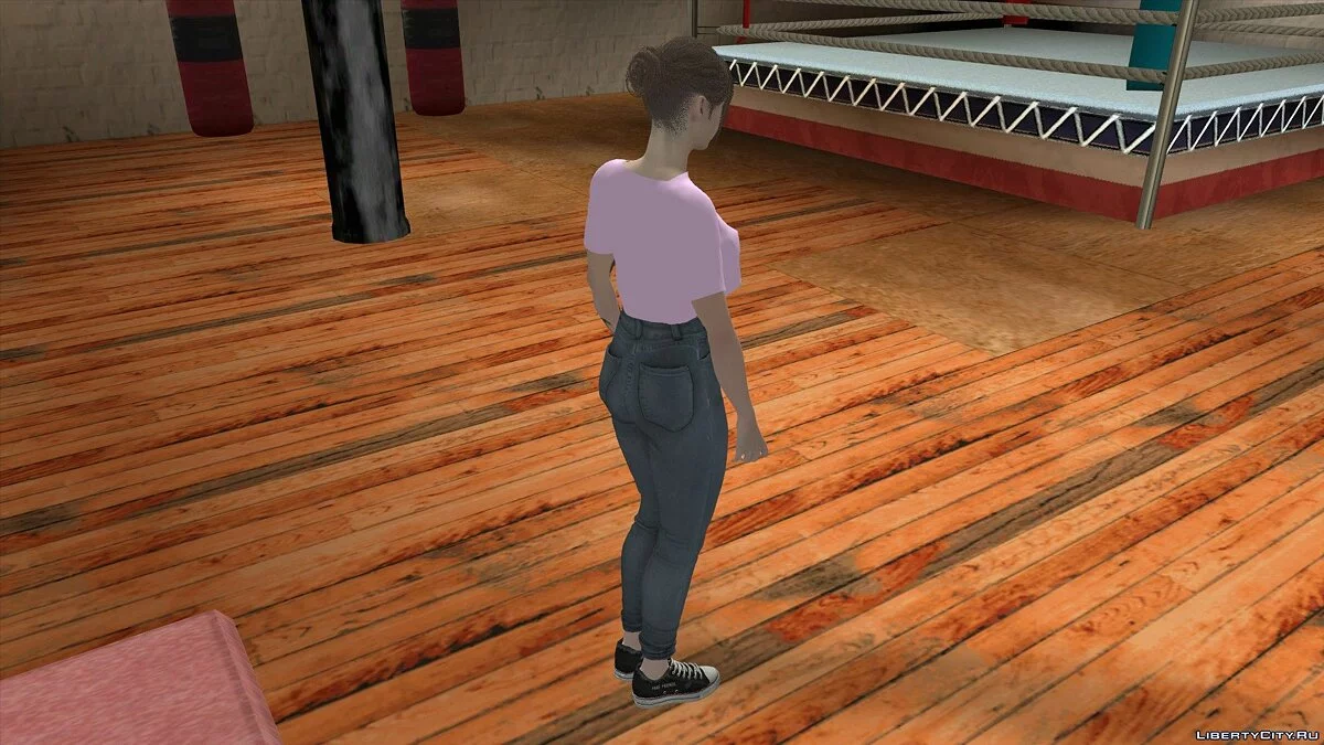 Клэр Редфилд в повседневной одежде / GTA San Andreas (iOS, Android)