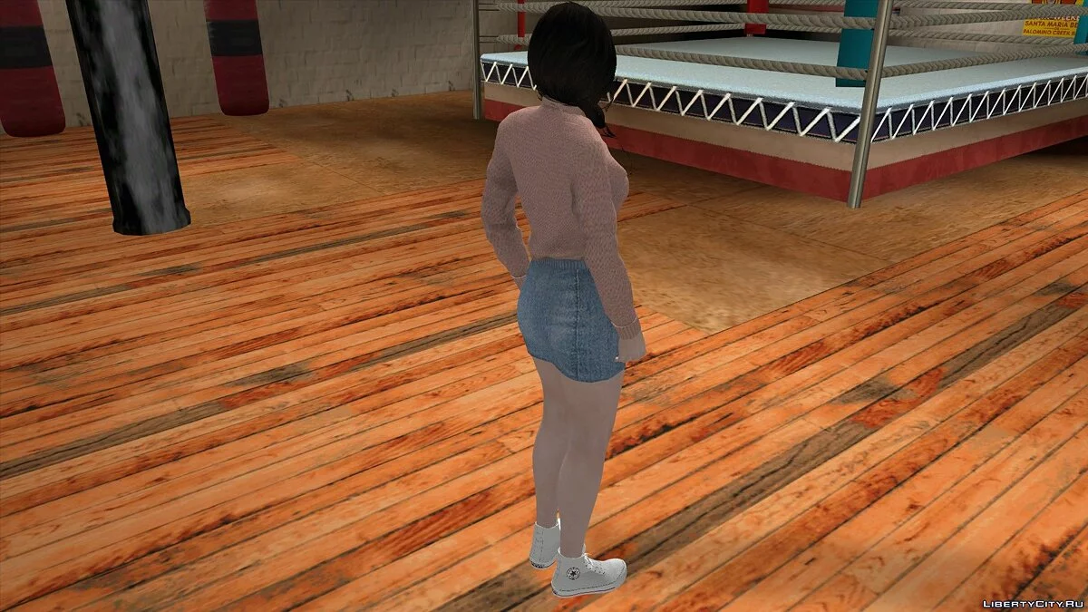 Кокоро в повседневной одежде v8 / GTA San Andreas (iOS, Android)
