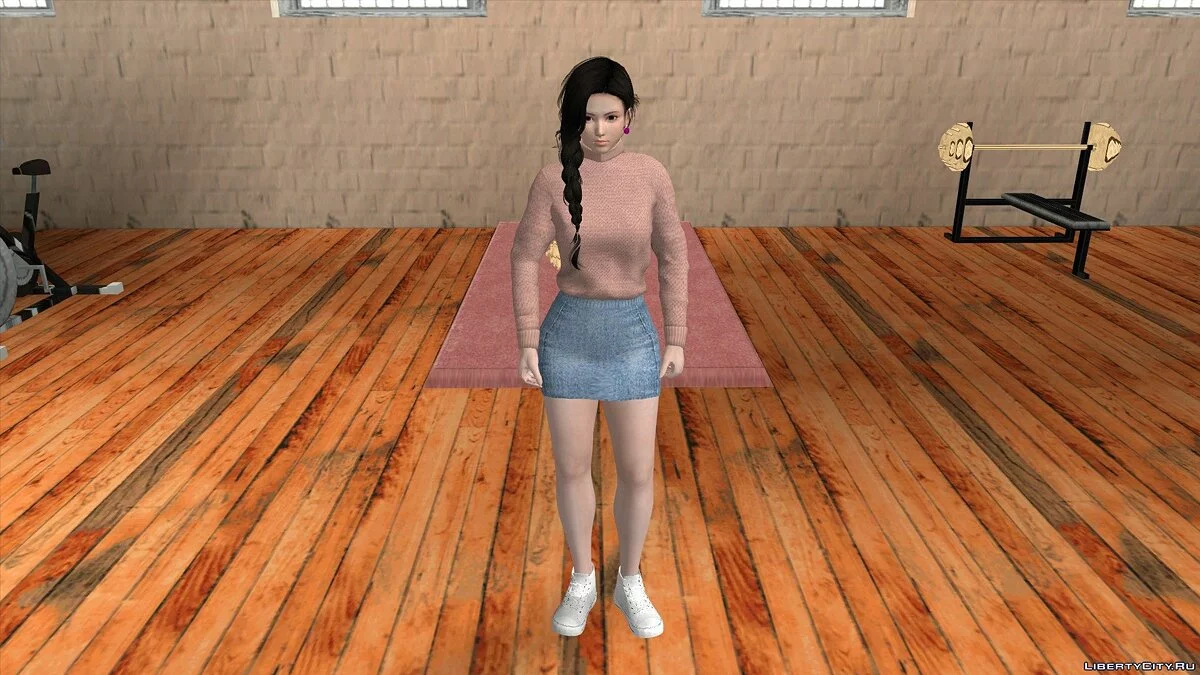 Кокоро в повседневной одежде v8 / GTA San Andreas (iOS, Android)