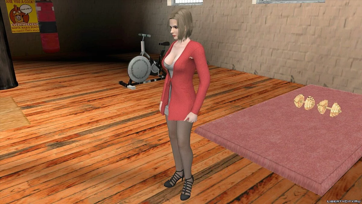 Кристи в повседневной одежде v5 / GTA San Andreas (iOS, Android)