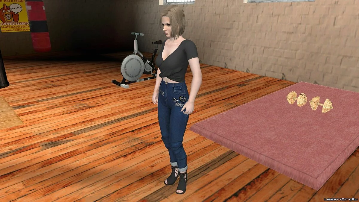 Кристи в повседневной одежде v6 / GTA San Andreas (iOS, Android)