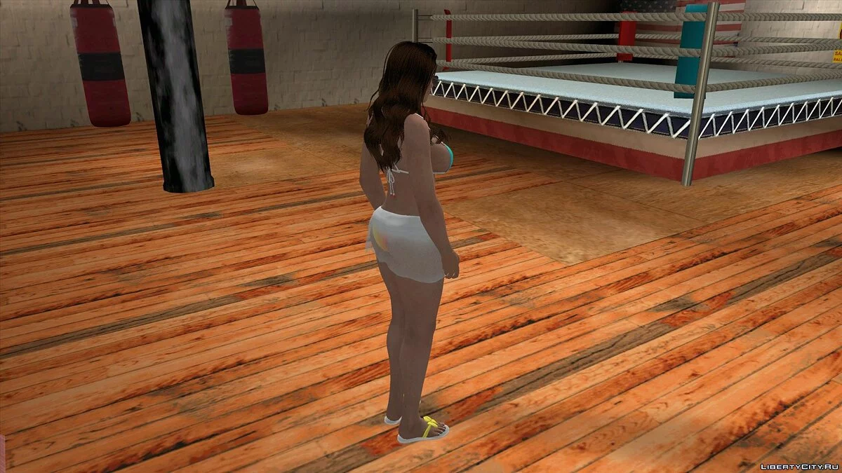Лиза Хэмилтон в бикини / GTA San Andreas (iOS, Android)