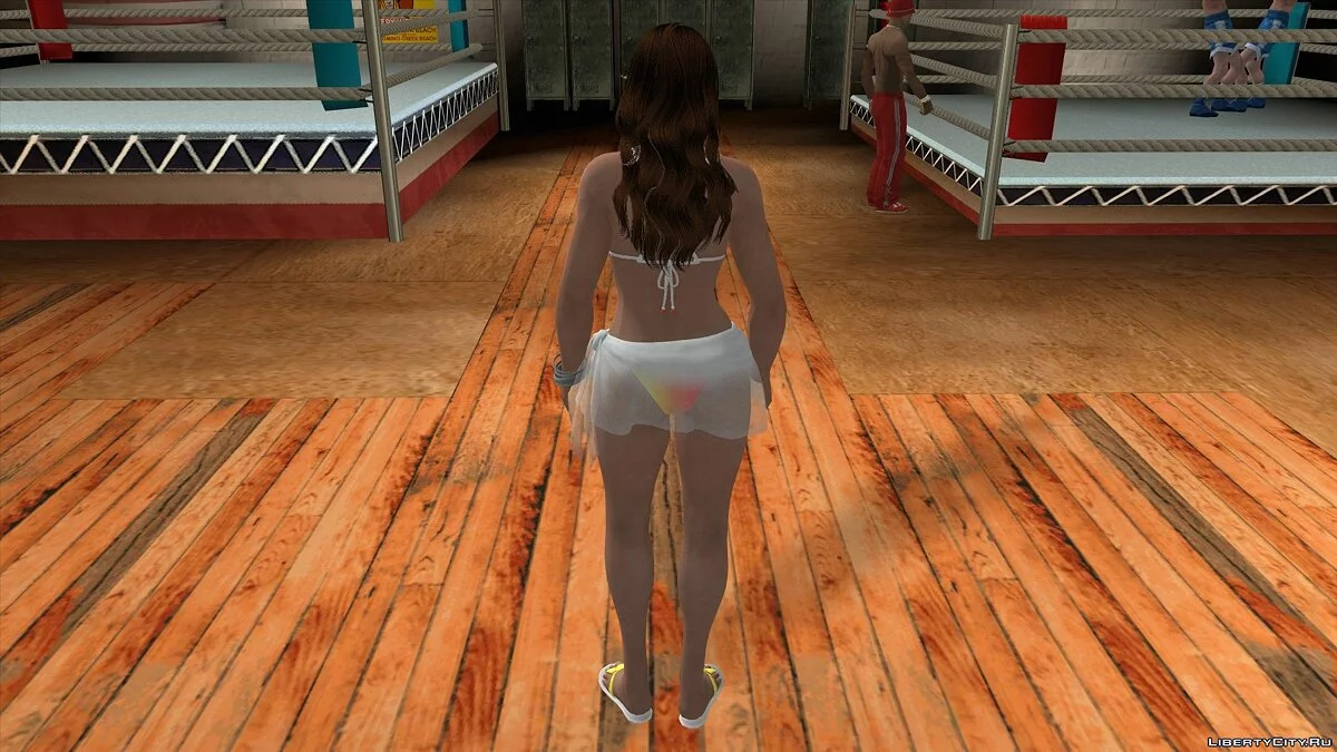 Лиза Хэмилтон в бикини / GTA San Andreas (iOS, Android)