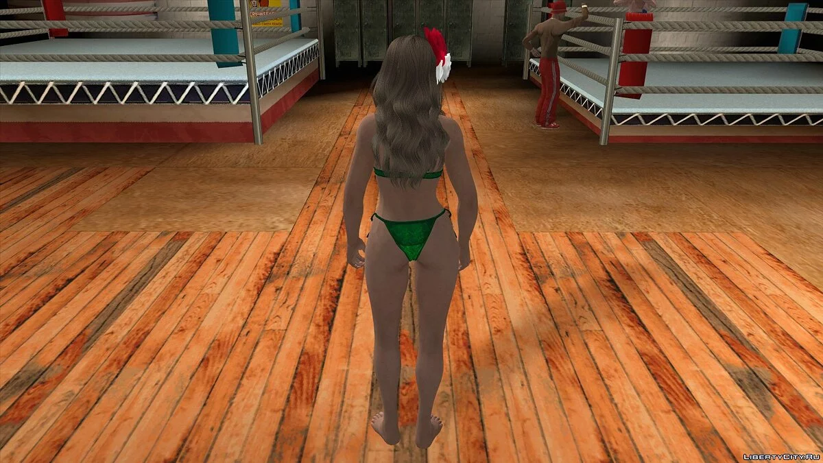 Лиза Хэмилтон в бикини / GTA San Andreas (iOS, Android)