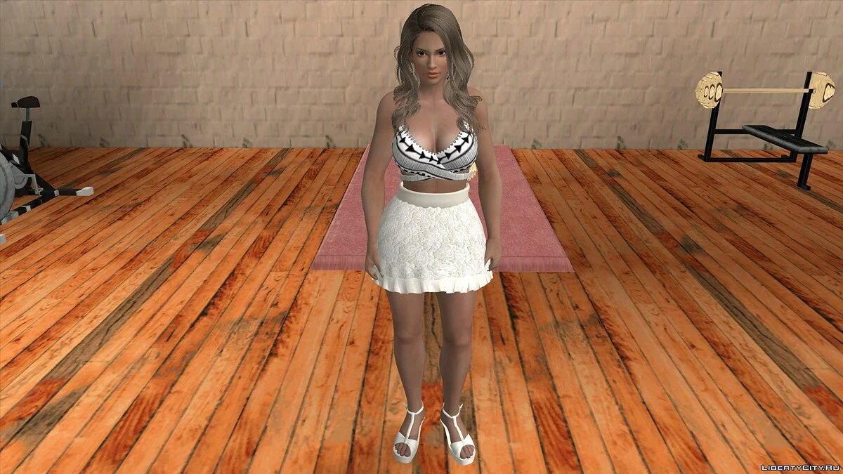Лиза Хэмилтон в повседневной одежде v4 / GTA San Andreas (iOS, Android)