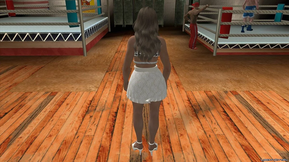 Лиза Хэмилтон в повседневной одежде v4 / GTA San Andreas (iOS, Android)