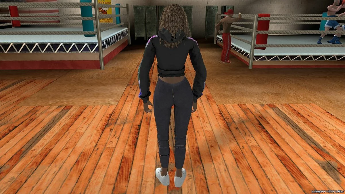 Лиза Хэмилтон в повседневной одежде v9 / GTA San Andreas (iOS, Android)