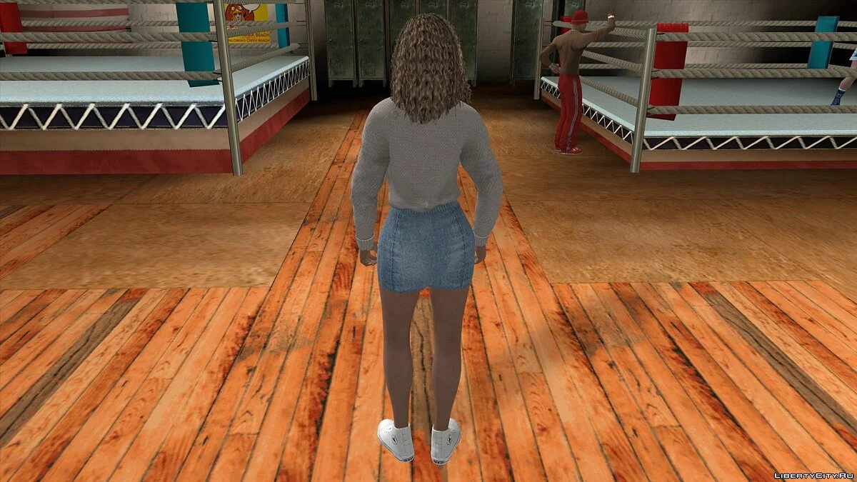 Лиза Хэмилтон в повседневной одежде v11 / GTA San Andreas (iOS, Android)