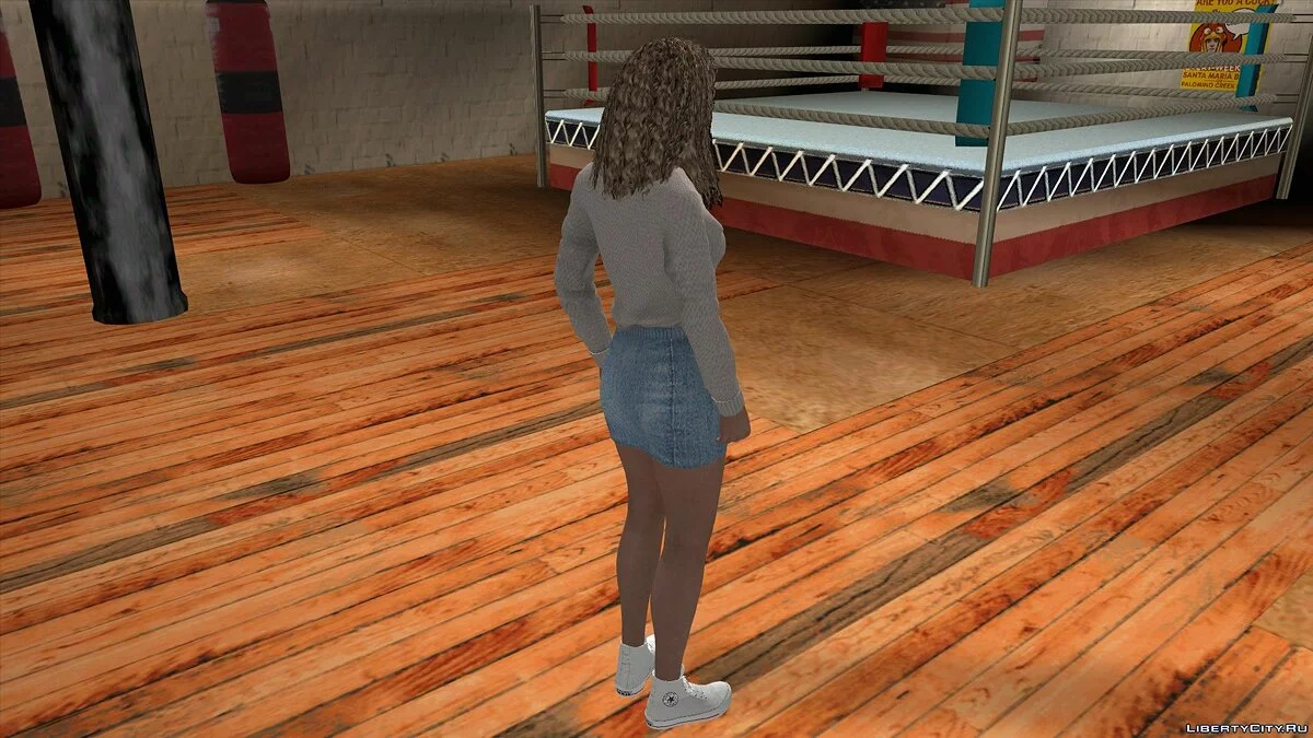 Лиза Хэмилтон в повседневной одежде v11 / GTA San Andreas (iOS, Android)