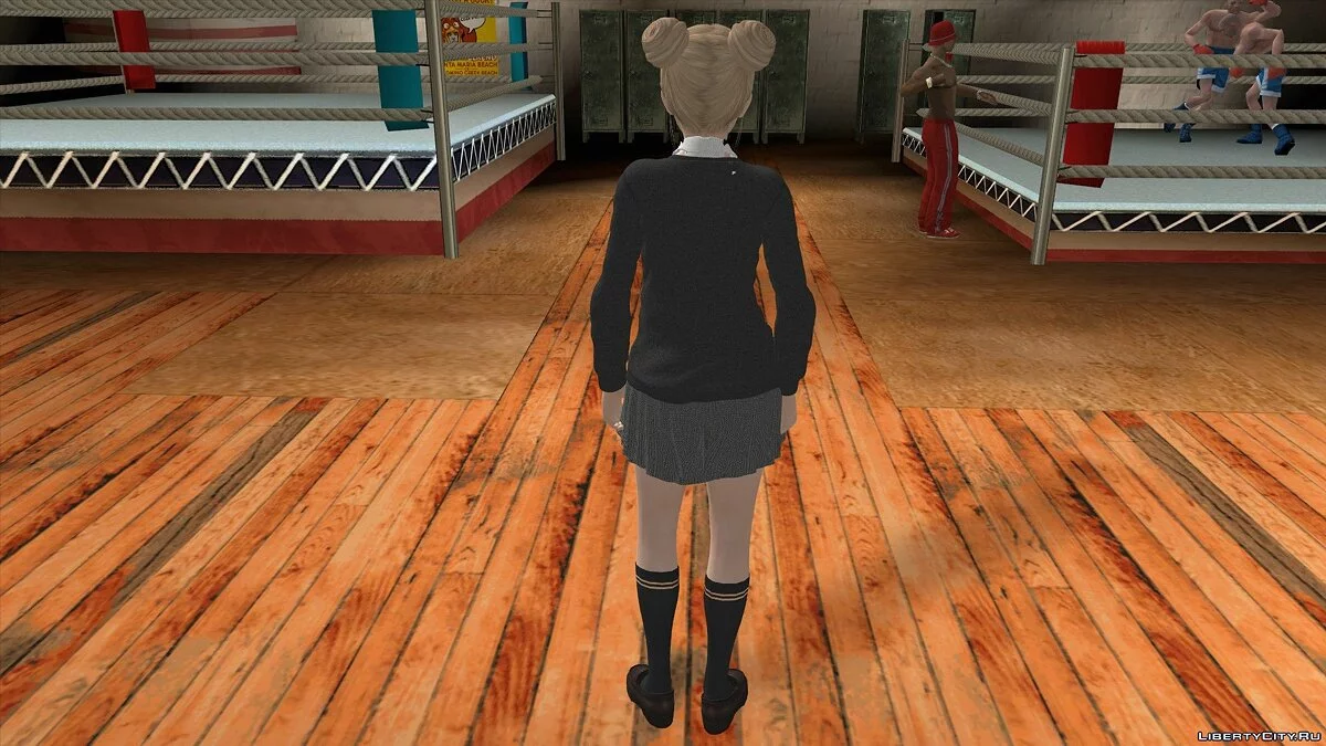 Мари Роуз в школьной форме / GTA San Andreas (iOS, Android)