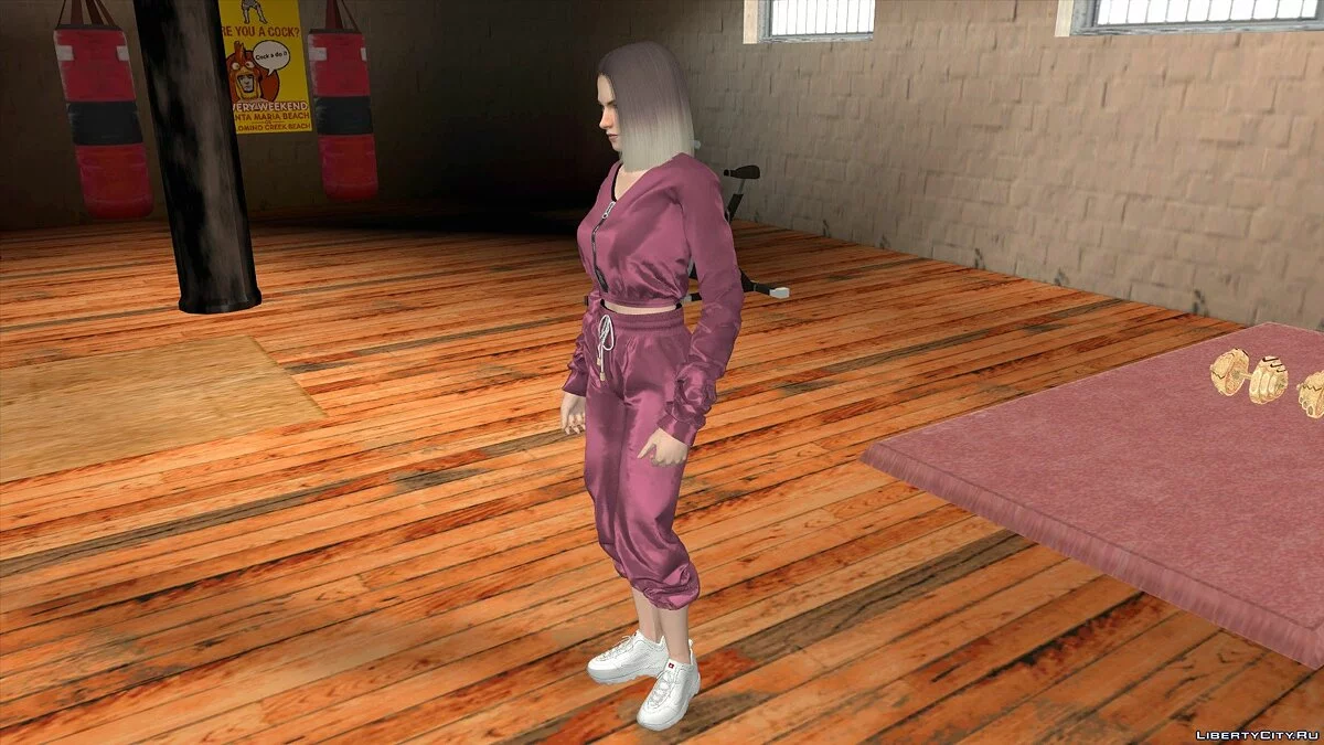 Мила в повседневной одежде v11 / GTA San Andreas (iOS, Android)