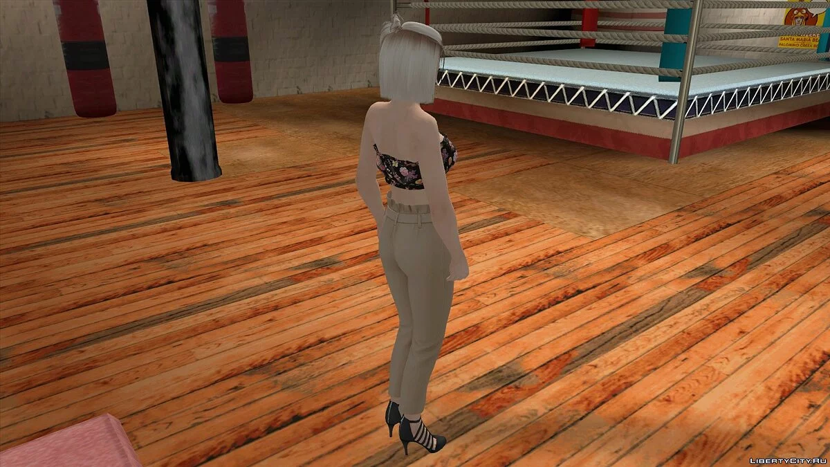 Мила в повседневной одежде v8 / GTA San Andreas (iOS, Android)