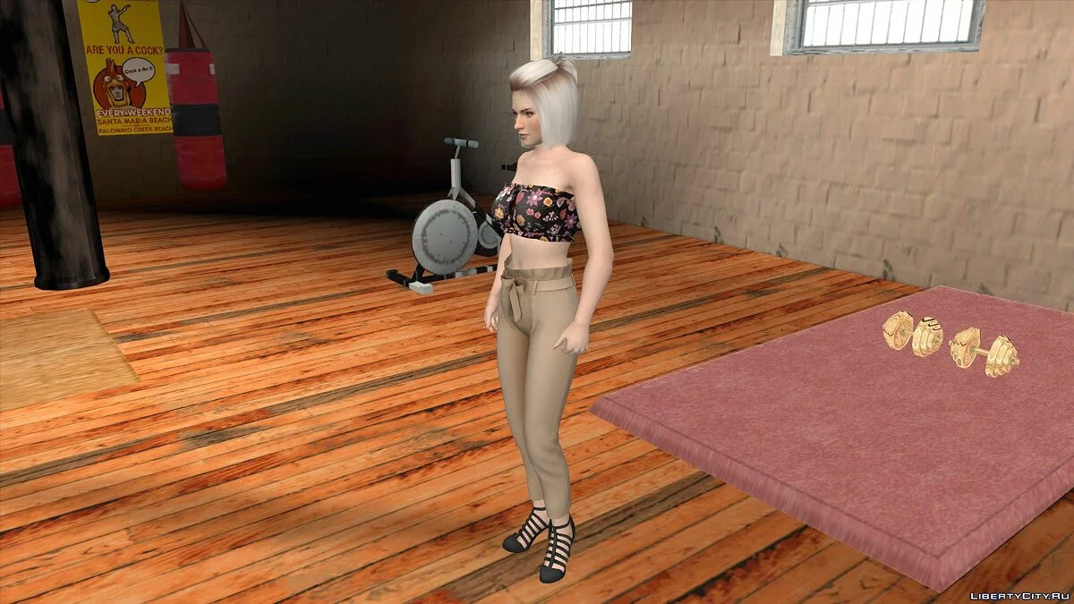 Мила в повседневной одежде v8 / GTA San Andreas (iOS, Android)