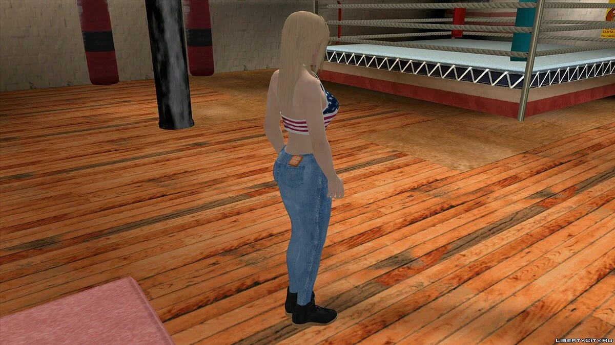 Мисаки в повседневной одежде / GTA San Andreas (iOS, Android)
