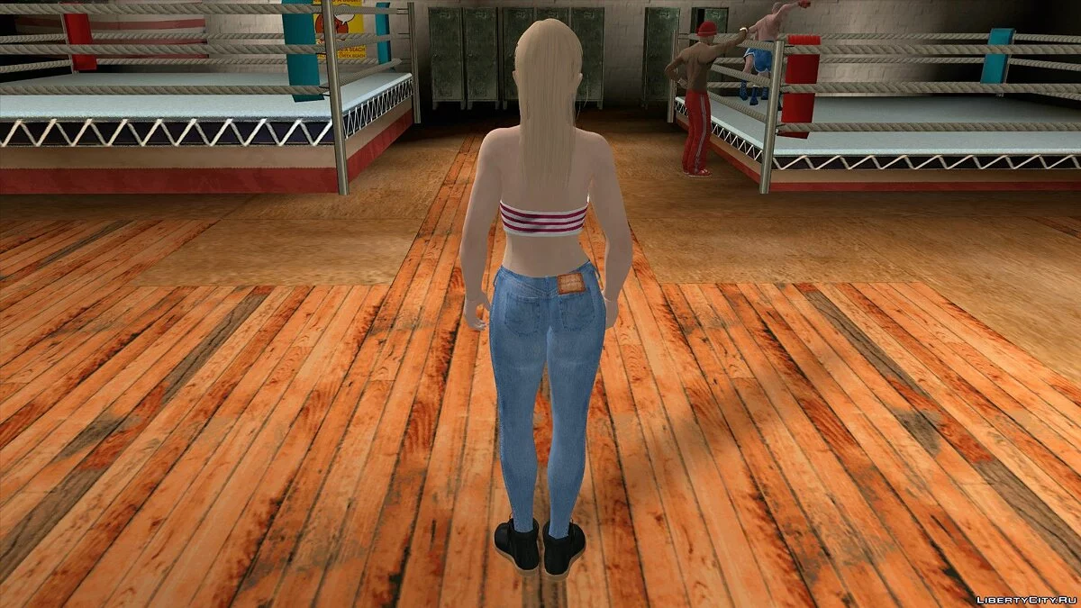 Мисаки в повседневной одежде / GTA San Andreas (iOS, Android)