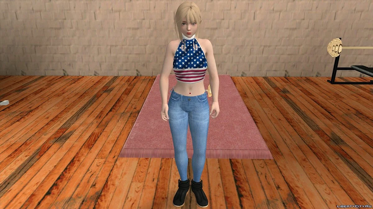 Мисаки в повседневной одежде / GTA San Andreas (iOS, Android)