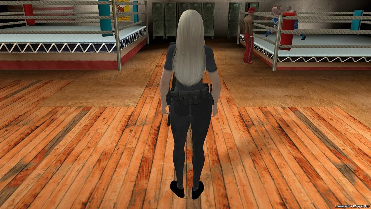 Мэй Ширануи в полицейской форме / GTA San Andreas (iOS, Android)