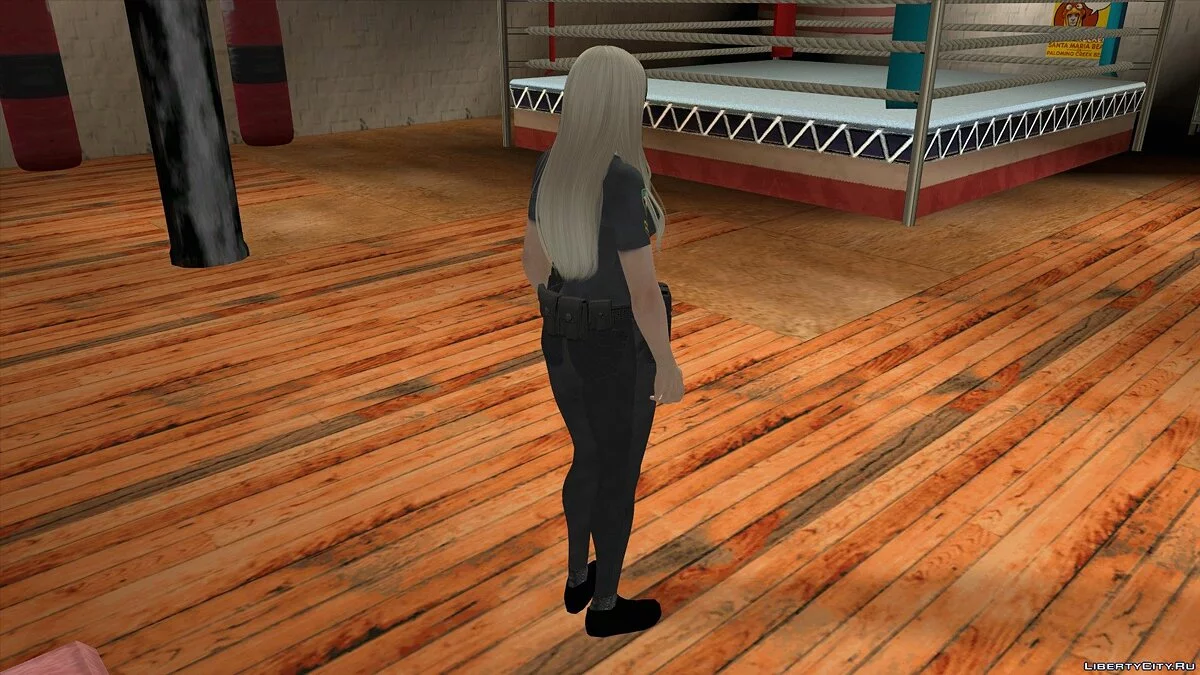 Мэй Ширануи в полицейской форме / GTA San Andreas (iOS, Android)