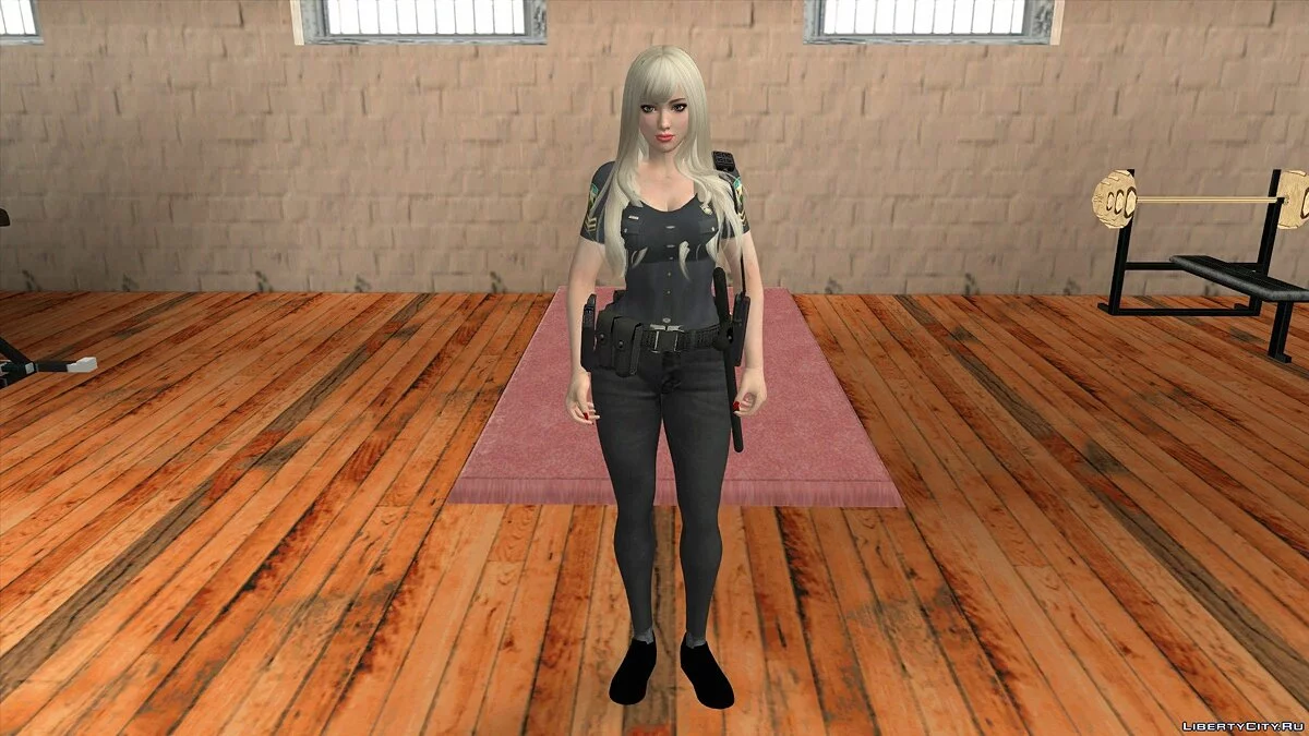 Мэй Ширануи в полицейской форме / GTA San Andreas (iOS, Android)